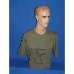 Besticktes T-Shirt Chainsaw Rock n Roller