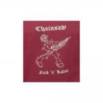 Besticktes Langarmshirt Chainsaw Rock n Roller für Herren