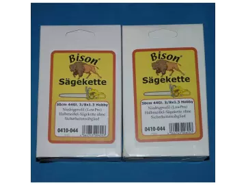 2 Stück Bison Sägekette 3/8" Hobby, 1,3mm , 44 Tgl.