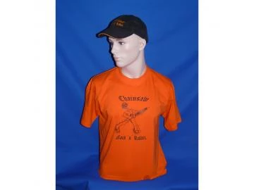 T-Shirt Chainsaw Rock n Roller orange