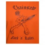 T-Shirt Chainsaw Rock n Roller orange