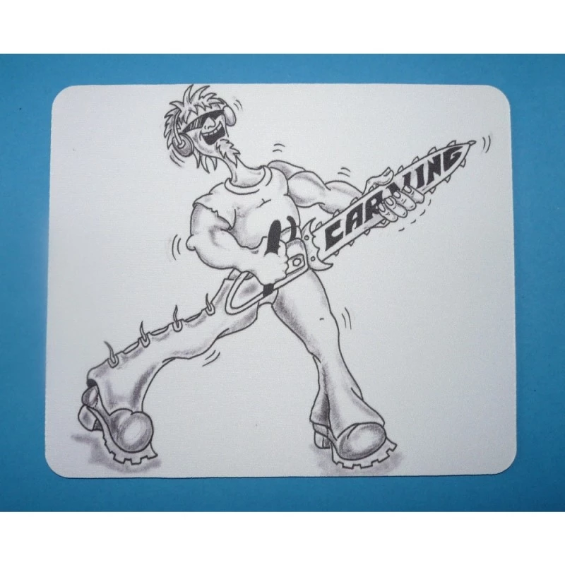Mousepad Chainsaw Rock n Roller