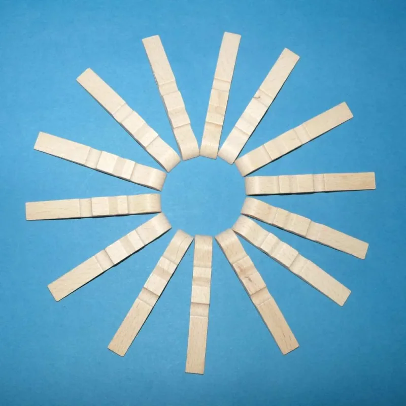 Bastelklammern aus Holz - kleine Packung