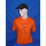 T-Shirt Chainsaw Rock n Roller orange für Kinder