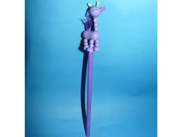 Bleistift Giraffe lila