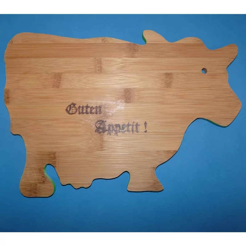 Holzbrettchen Kuh