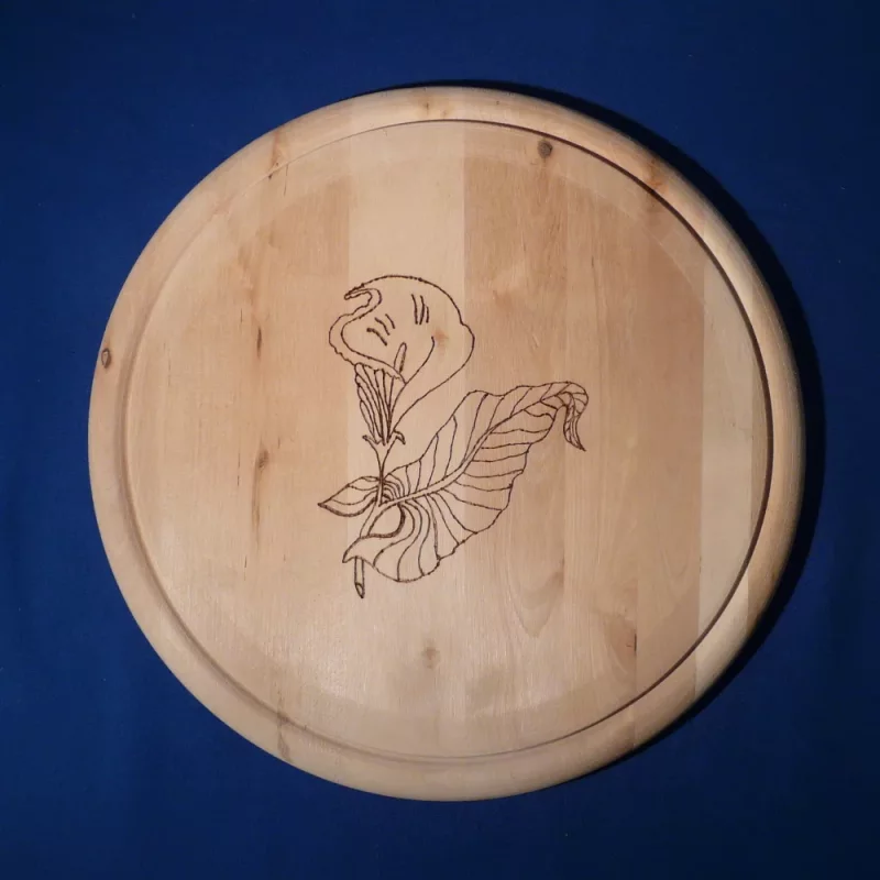 Brettchen rund Aronstab