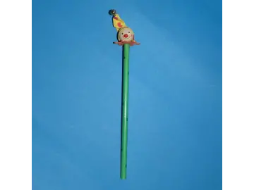 Buntstift Clown gelb-rote Mütze