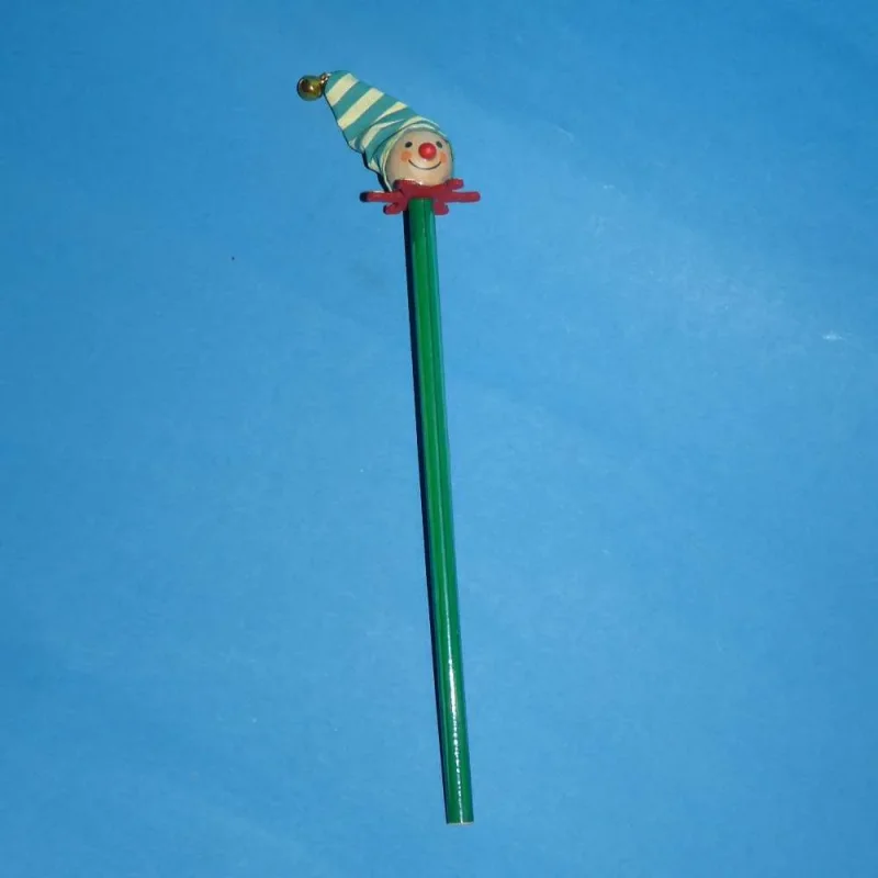 Buntstift Clown grün-gelbe Mütze