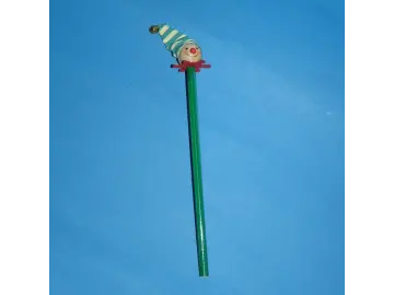 Buntstift Clown grün-gelbe Mütze