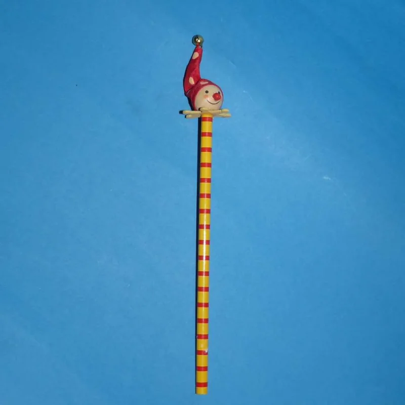Buntstift Clown rot-gelbe Mütze