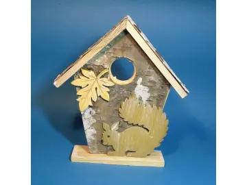 Deko Eichhörnchenhaus groß