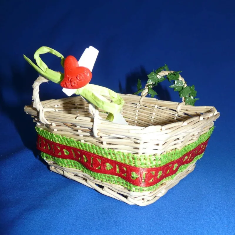 Deko Weidenkörbchen Design 1