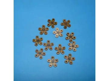 Deko Streublume dunkel