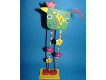 Deko Vogel grün