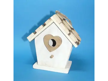 Deko Vogelhäuschen Baumscheiben