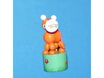 Drückfigur Nilpferd