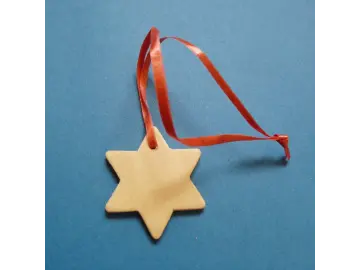 Holzanhänger Stern klein