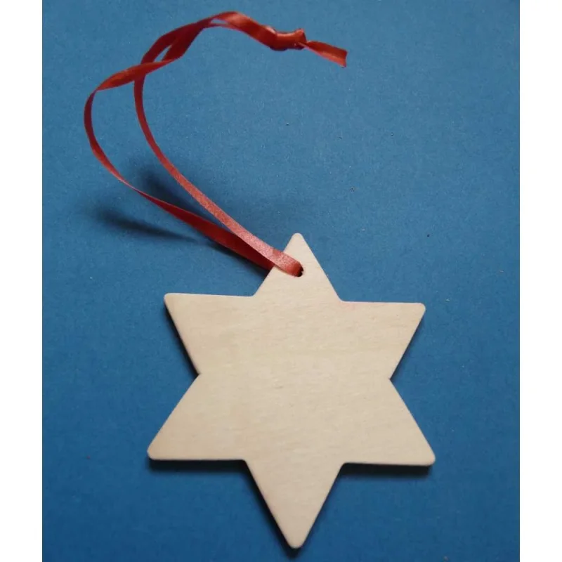Holzanhänger Stern mittel