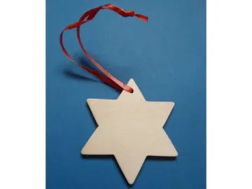 Holzanhänger Stern mittel