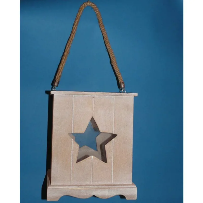 Holzlaterne Shabby Chic