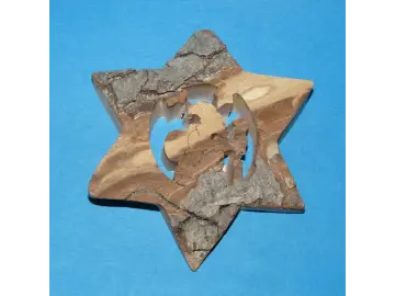 Holzstern Nikolaus