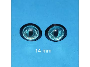 Katzenaugen blau 14 mm