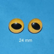 Katzenaugen gelb mit ovaler Pupille