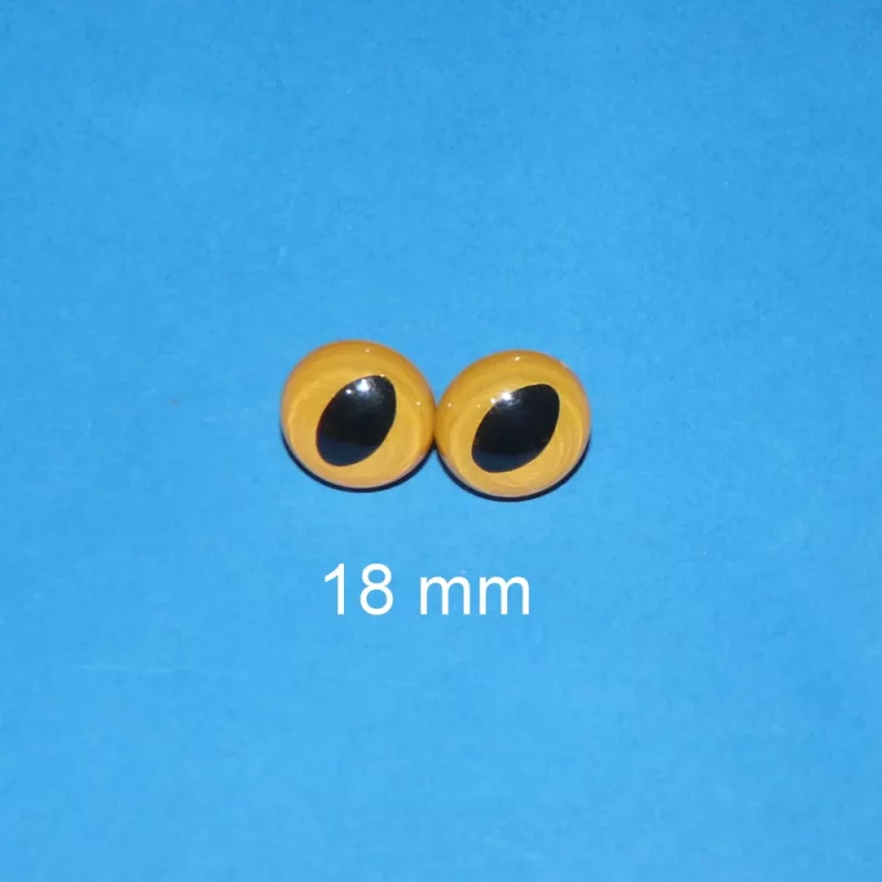 Katzenaugen gelb mit ovaler Pupille