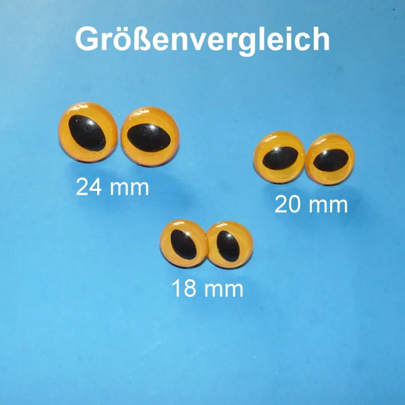 Katzenaugen gelb mit ovaler Pupille