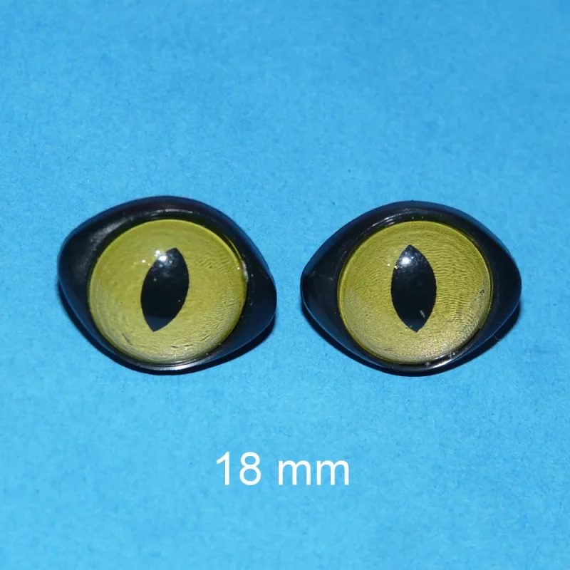 Katzenaugen grün 18 mm