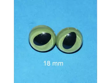 Katzenaugen grün mit ovaler Pupille