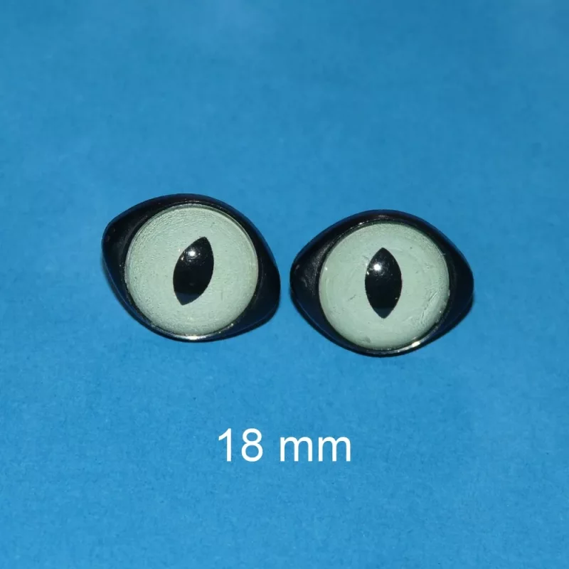 Katzenaugen hellgrün 18 mm