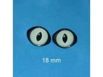 Katzenaugen hellgrün 18 mm