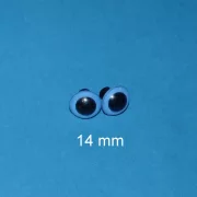 Kunststoffaugen blau 14 mm