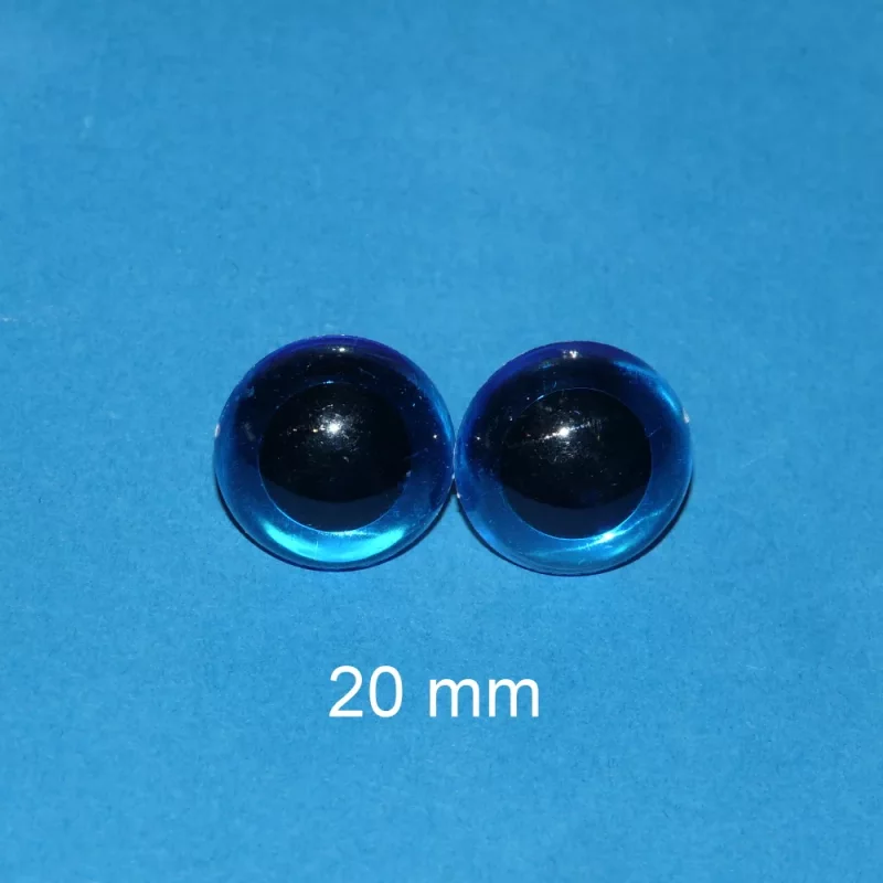 Kunststoffaugen blau 24 mm