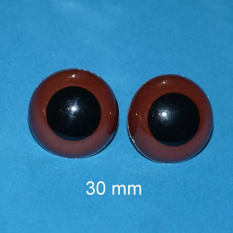 Kunststoffaugen braun