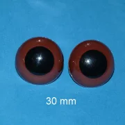 Kunststoffaugen braun