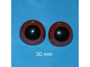 Kunststoffaugen braun