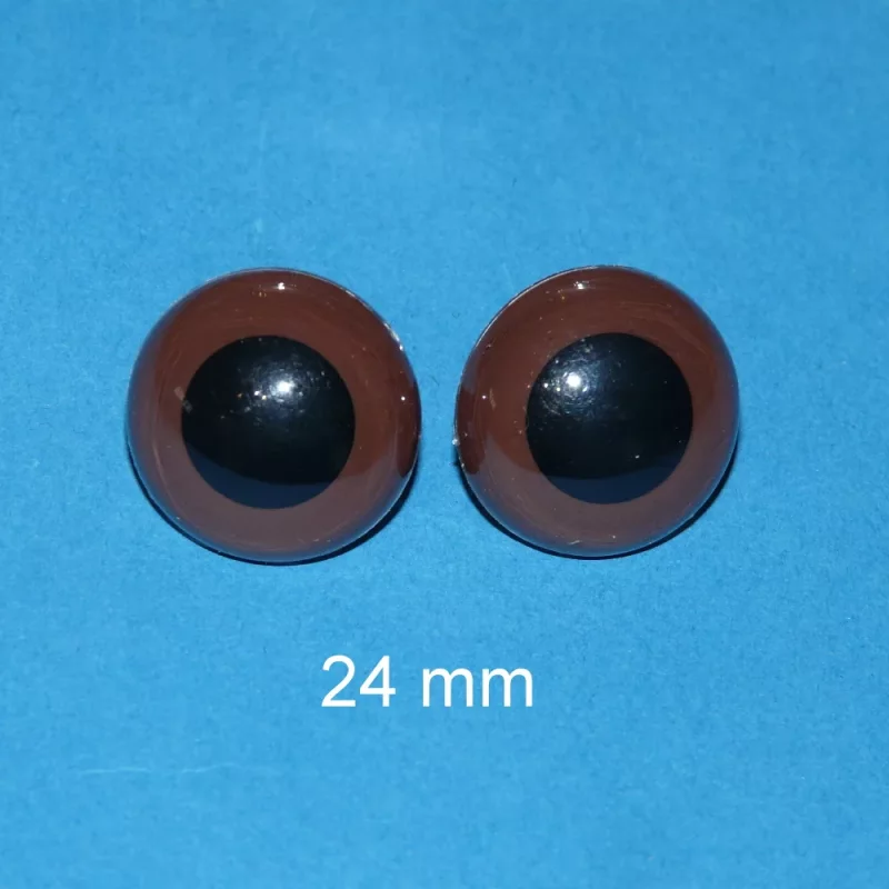 Kunststoffaugen braun