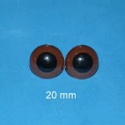 Kunststoffaugen braun
