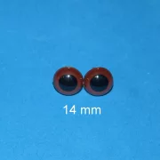 Kunststoffaugen braun