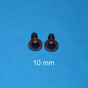 Kunststoffaugen braun