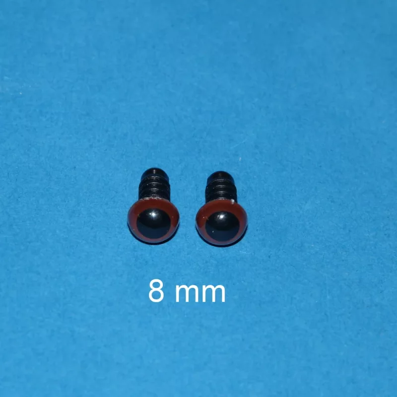 Kunststoffaugen braun