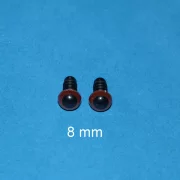 Kunststoffaugen braun