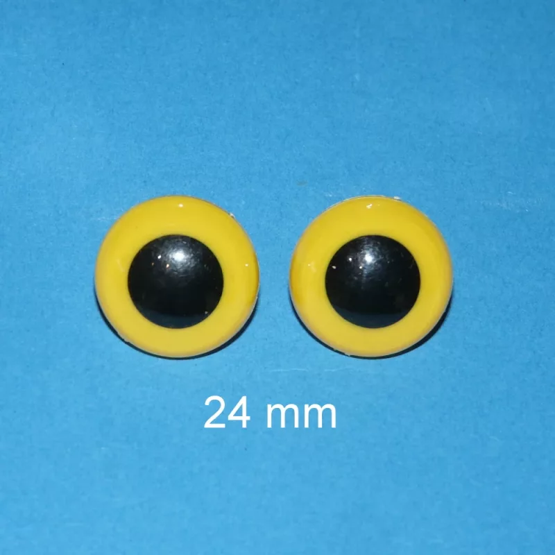 Kunststoffaugen gelb