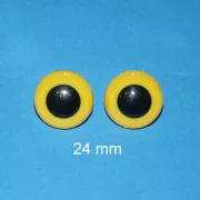 Kunststoffaugen gelb