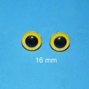 Kunststoffaugen gelb