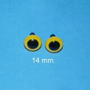 Kunststoffaugen gelb
