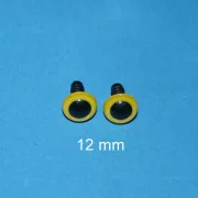 Kunststoffaugen gelb